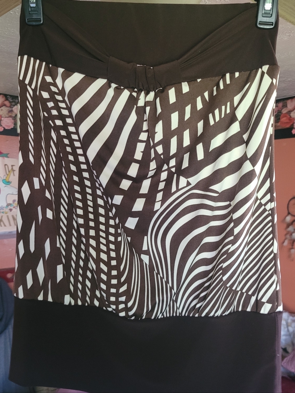 Rafe Brown & White Abstract-Print Shirt